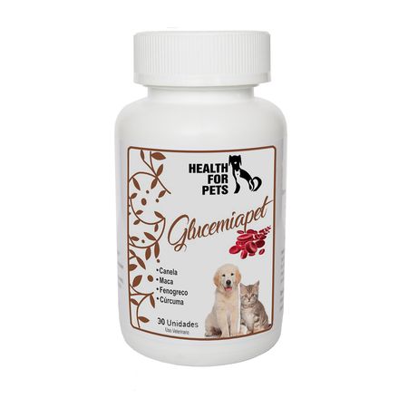 Medicamento para Mascotas Health For Pets Glucemiapet Regulador De Glucosa 30 Tabletas