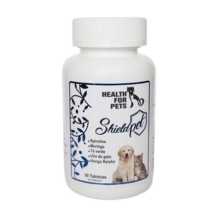 Medicamento para Mascotas Health For Pets Shieldpet Inmunoestimulante Fortificante 30 Tabletas