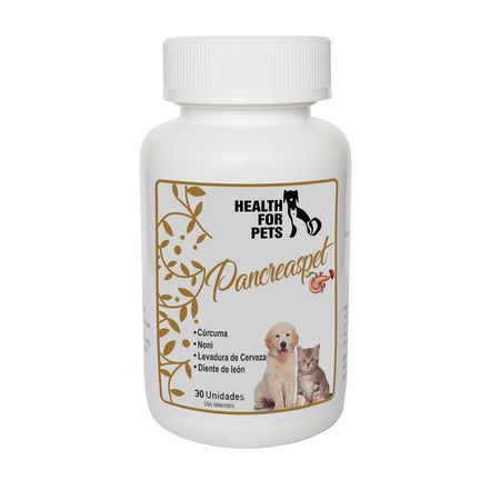 Medicamento para Mascotas Health For Pets Pancreaspet Protector Pancreático 30 Tabletas