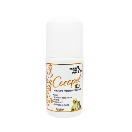 Humectador de Huellas para Mascotas  Health For Pets  Cocopet  Contiene Aceite de Coco Natural 60 ml