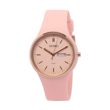 Reloj Skmei 1747 Acuático Analógico Color Rosa