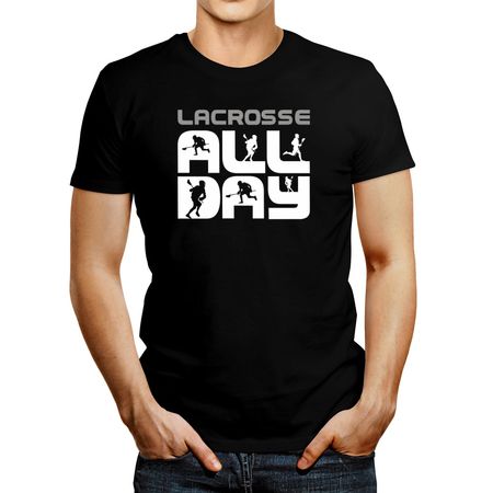 Polo de Hombre Idakoos Lacrosse All Day Negro XL