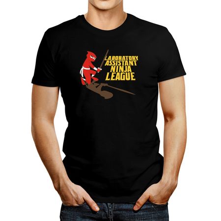 Polo de Hombre Idakoos Laboratory Assistant Ninja League Negro S