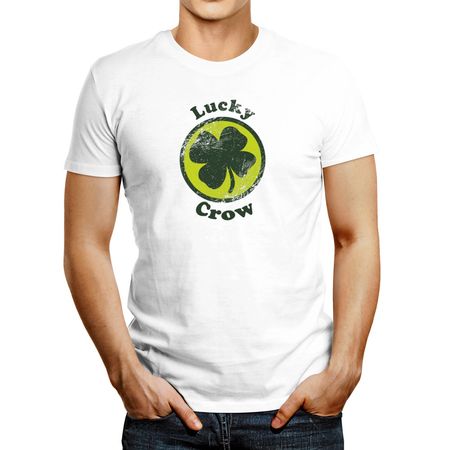 Polo de Hombre Idakoos Lucky Crow Blanco Xl