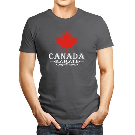 Polo de Hombre Idakoos Maple Canada Karate Plateado Xxxl