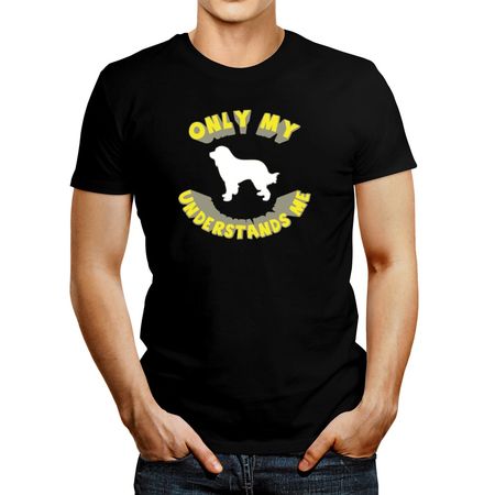 Polo de Hombre Idakoos Only My Great Pyrenees Understands Me Negro M