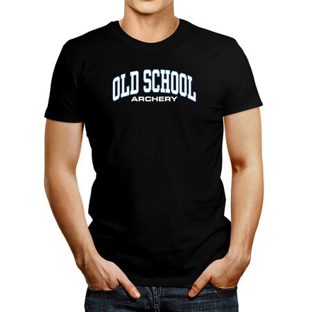 Polo de Hombre Idakoos Old School Archery Negro XS