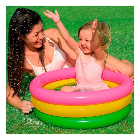 Multicolor Piscina Inflable para Niños