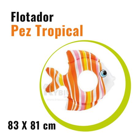 Flotador Aro Inflable Diseño de Pez Naranja