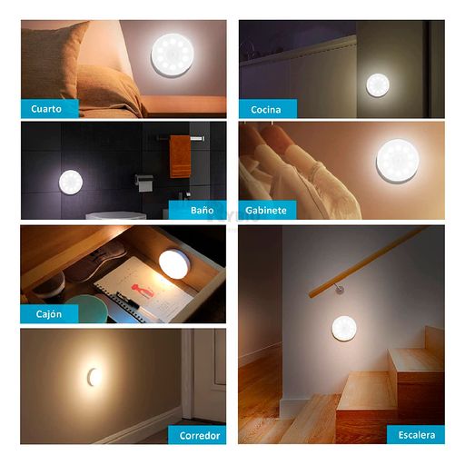 Lámpara LED con sensor de movimiento y conexión USB ‣ Cocinas
