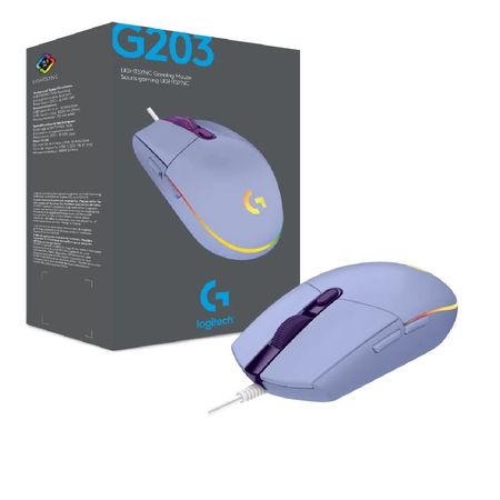 Mouse Gamer Logitech  Lila G203 Mouse Gamer Logitech G203