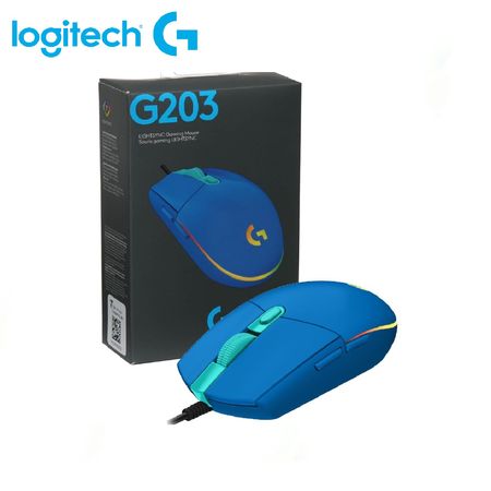 Mouse Gamer Logitech Blue G203