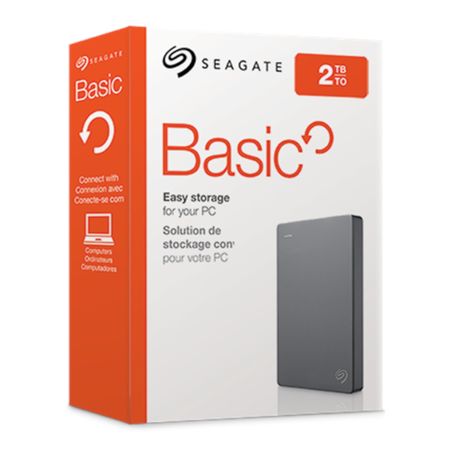 Disco Duro Externo Seagate Basic 2TB USB 3.0