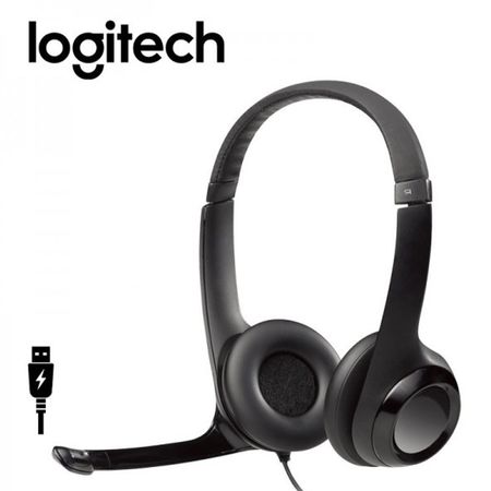 Audifono con Microfono Logitech H390 Usb Cable