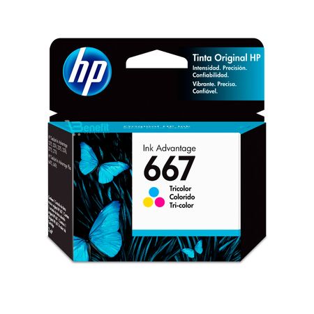 Cartucho de tinta HP 667 tricolor Original