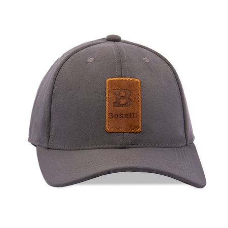 Gorra Boselli 3B002 Cuero Color Gris