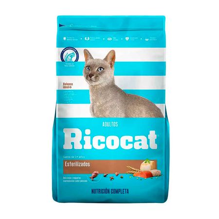 Comida para Gatos Ricocat para Adulto Esterilizado Bolsa 9kg