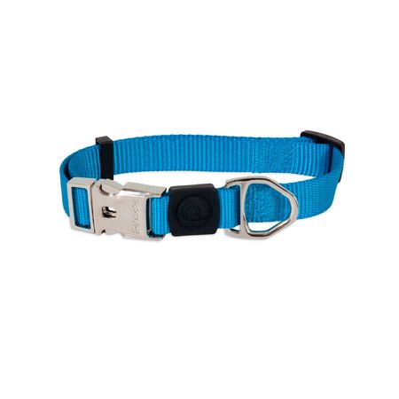 Collar Ajustable Deluxe para Perros Petmate Azul 3/4