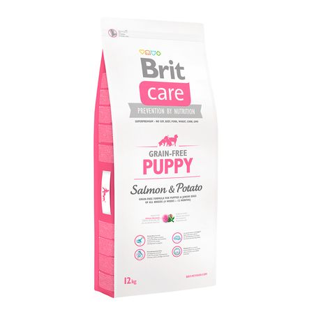 Comida para Cachorros Brit Care Libre de Grano Salmón y Papa 12kg
