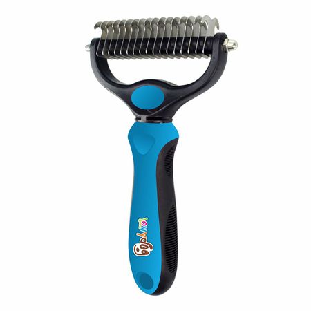 Cepillo Desenredante Grande para Perros Lovydog Azul