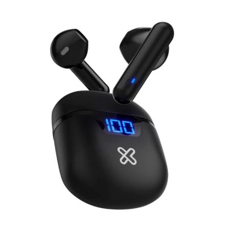Audífonos true wireless Klip Xtreme con micrófono Bluetooth Touchbuds KTE-006 Negro