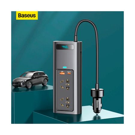 Cargador Auto Tomacorriente Fast Charger 150W PD30 Baseus