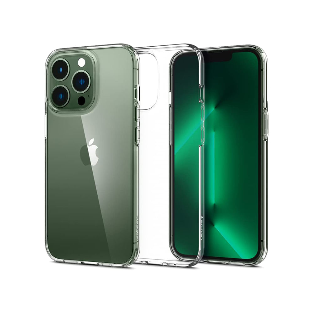 Case Spigen AntiYellowing Technology para iPhone 13 Pro Transparente plazaVea Supermercado