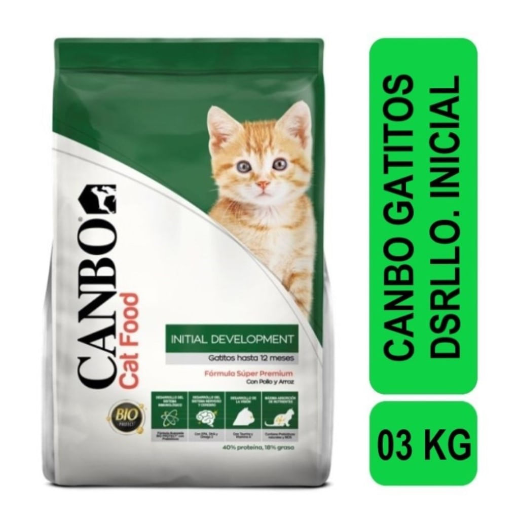 Comida para Gatos Canbo Cachorros Desarrollo Inicial 3 Kg