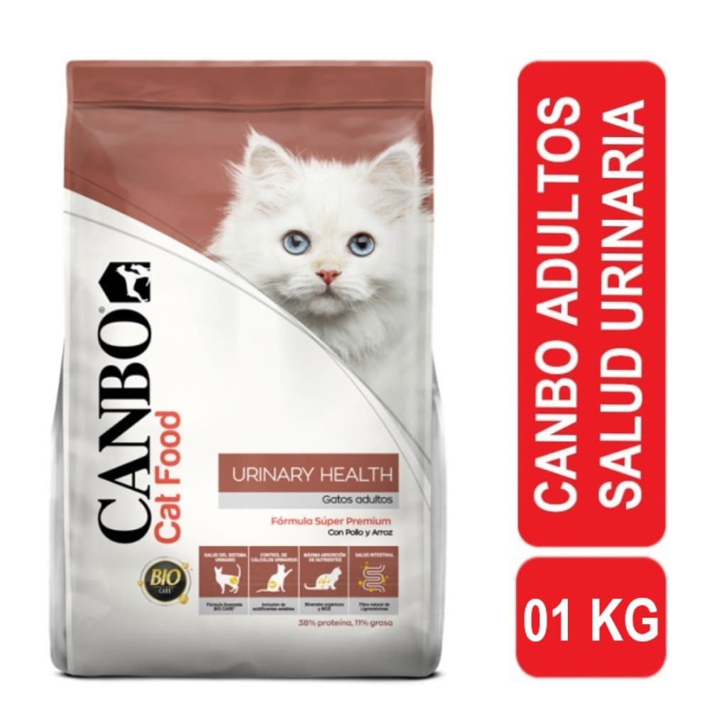 Comida para Gatos Canbo Súper Premium Adultos Salud Urinaria 1 Kg