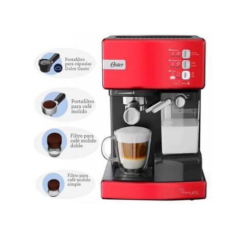 Cafetera Expresso PrimaLatte Oster BVSTEM6603R