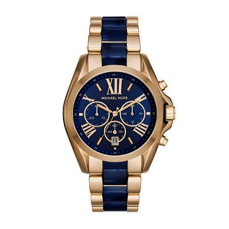 Reloj Michael Kors Mk6268 Bradshaw Gold and Blue para Dama