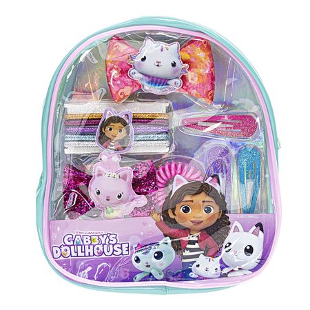 Mochila con Accesorios de Cabellos Townleygirl para Niñas Gabby y su casa de muñecas