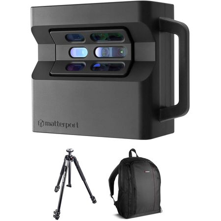 Matterport MC250 Pro2 Kit de cámara 3D con trípode y mochila