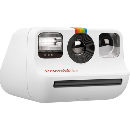 Cámara de película instantánea Polaroid GO (blanca) Cámara de película instantánea de Polaroid Go (blanco)