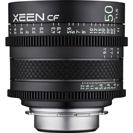 Lente Rokinon XEEN CF 50mm T1.5 Pro Cine (montura EF) Lente Rokinon Xeen CF 50mm T1.5 Pro Cine (Montaje EF)