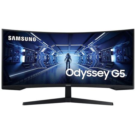 Samsung G5 Odyssey 34" 21:9 curvo 165 Hz FreeSync WQHD HDR VA Monitor para juegos Samsung G5 Odyssey 34 