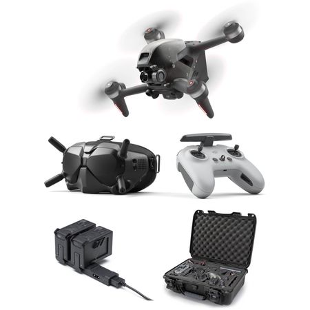 Dron DJI FPV con estuche y kit Fly More DJI FPV Drone con Case & Fly More Kit