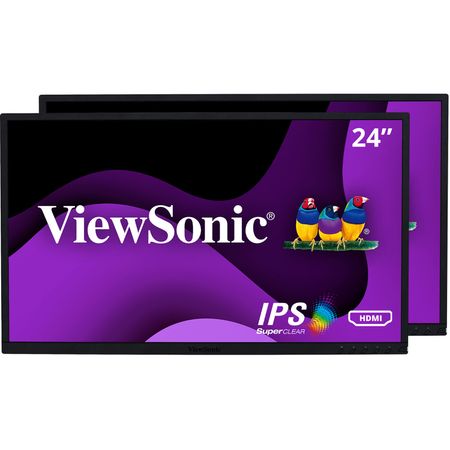 ViewSonic VG2448_H2 Monitor IPS 16:9 de 23,8" (paquete de 2 sin soporte) ViewSonic VG2448_H2 23.8 