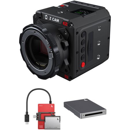 Kit de cámara de cine 8K de fotograma completo Z CAM E2-F8 con Match Pack de 768 GB y lector de t... Z Cam E2-F8 Kit de cámara de 8K Cine de marco completo con 768GB Match Pack & CFast 2.0 Lector de tarjetas