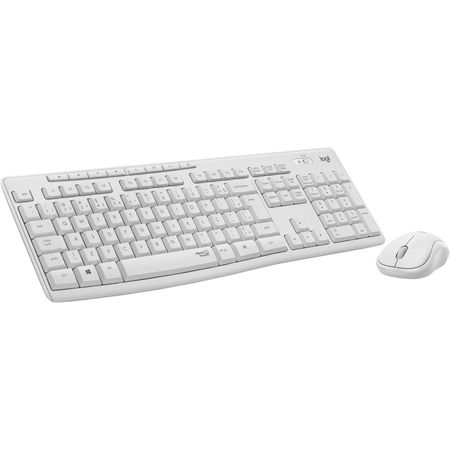 Combinación de teclado y mouse inalámbricos silenciosos Logitech MK295 (Blanco roto) Logitech MK295 Combo de teclado y mouse inalámbrico Silent (fuera de blanco)