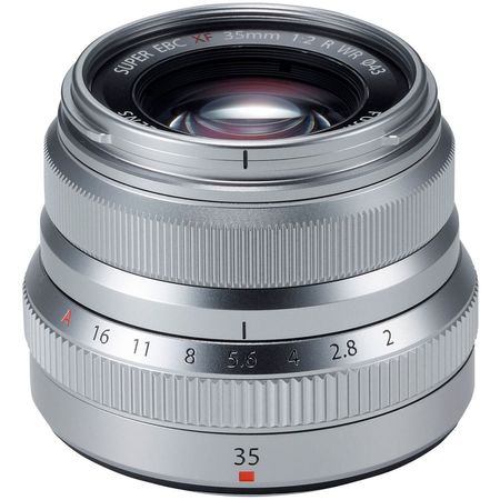 Lente FUJIFILM XF 35 mm f/2 R WR (plateado) Lente fujifilm XF 35 mm f/2 r WR (plata)