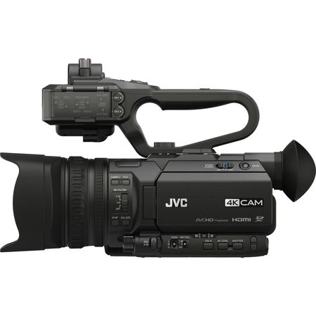 JVC GY-HM170UA 4KCAM Videocámara profesional compacta con unidad de audio con asa superior JVC GY-HM170UA Camcorder profesional compacta de 4kcam con unidad de audio de mango superior