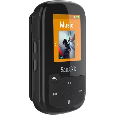 Reproductor de MP3 SanDisk Clip Sport Plus de 32 GB (negro) Sandisk 32GB Clip Sport Plus MP3 Player (negro)