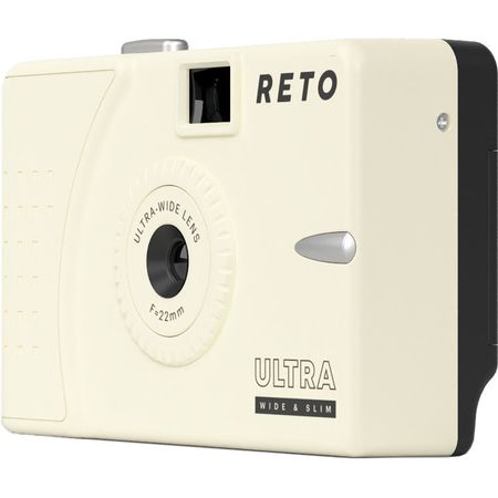 Reto Project Cámara de película ultra ancha y delgada de 35 mm (crema) RETO Project Ultra-wide y Slim Film Camera de 35 mm (crema)