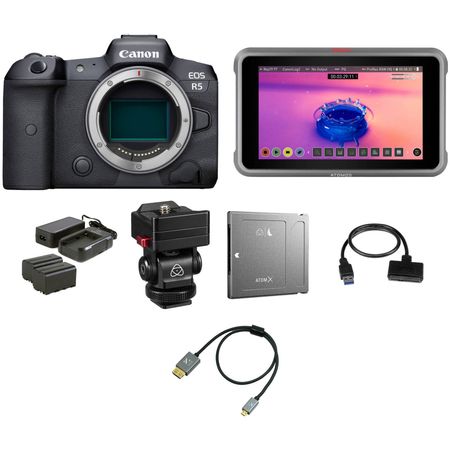 Kit de grabación RAW de cámara sin espejo Canon EOS R5 Canon EOS R5 Kit de grabación RAW sin espejo sin espejo