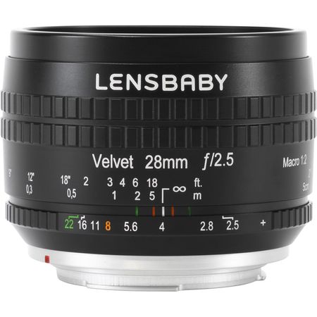 Lente Lensbaby Velvet 28mm f/2.5 para Nikon Z (Negro) Lensbaby Velvet 28 mm f/2.5 lente para Nikon Z (negro)