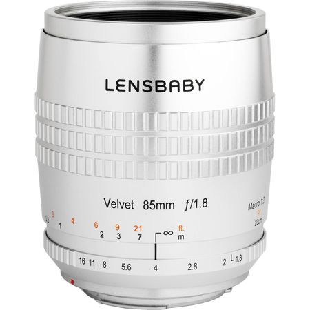 Lente Lensbaby Velvet 85mm f/1.8 para Nikon Z (Plata) Lensbaby Velvet 85 mm f/1.8 lente para Nikon Z (plata)