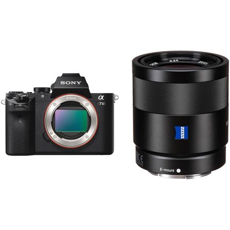 Cámara sin espejo Sony a7 II con kit de lentes de 55 mm Sony A7 II Cámara sin espejo con kit de lente de 55 mm