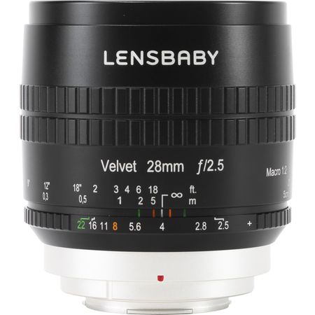 Lente Lensbaby Velvet 28mm f/2.5 para Leica L (Negro) Lensbaby Velvet 28 mm f/2.5 lente para Leica L (negro)