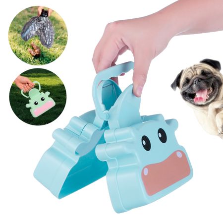 Recogedor De Popo Desechos Para Perros Portátil Carita